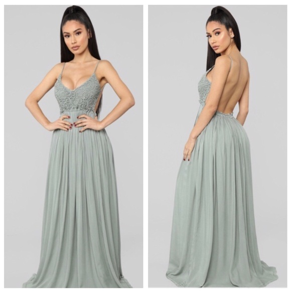 Fashion Nova Dresses & Skirts - ON HOLD -Fashion Nova Ancient Rome Dress in Sage